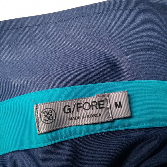 G/Fore Golf Polo Shirt Medium Blue Camouflage Camo Performance Activewear G Fore - Picture 8 of 13